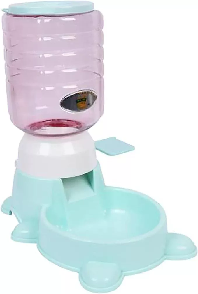 1.8L Pet Feeder Exercise Intelligence Dog Cat Automatic Press Feeder (Green)