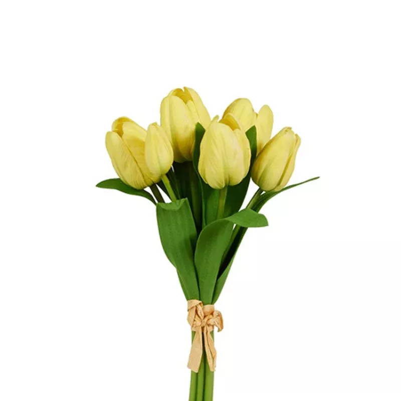 12 Tulip Bundle|Yellow&Pink&White