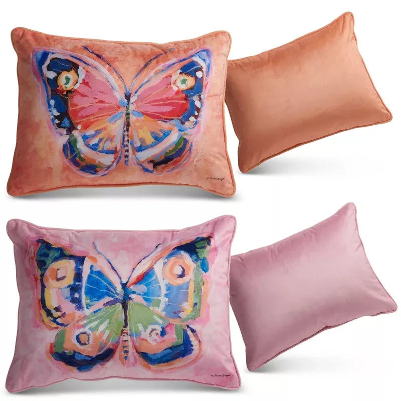 18 Springtime Flutter Pillow- Sold Individually