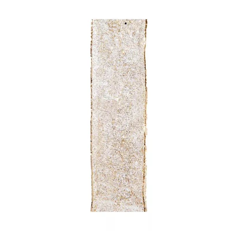 2.5inX10ydChampagne Gold Sparkly Mesh Double Wire Ribbon