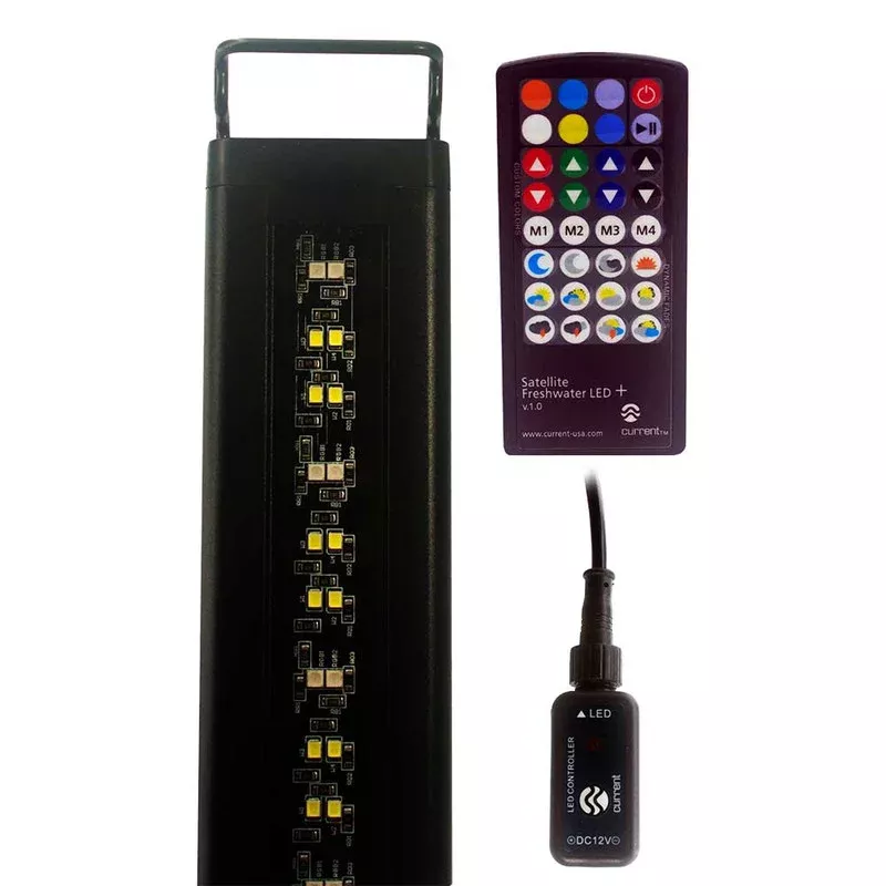 24 – 36 Satellite Color RGBW Aquarium LED Strip Light w/Controller (4511) – Current USA