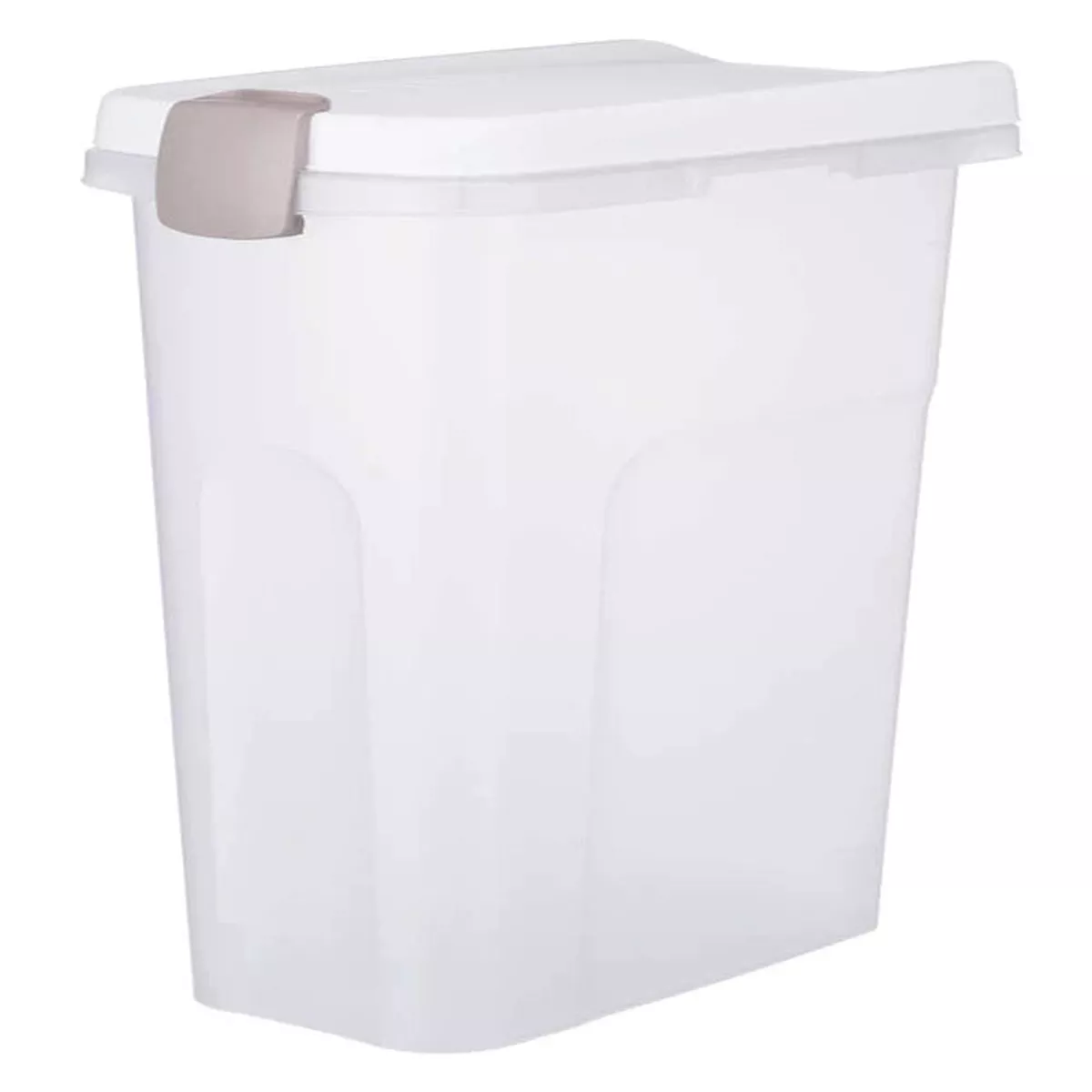 24667- Feed Barrel, 25 l/24 x 51 x 39 cm, transparent/white
