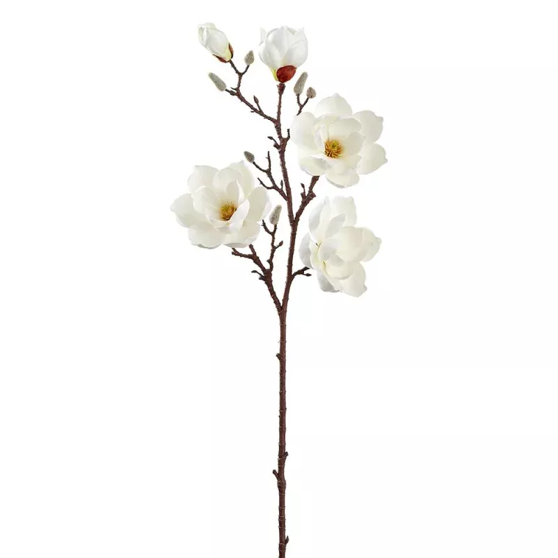 39 Inch Magnolia SprayWhite