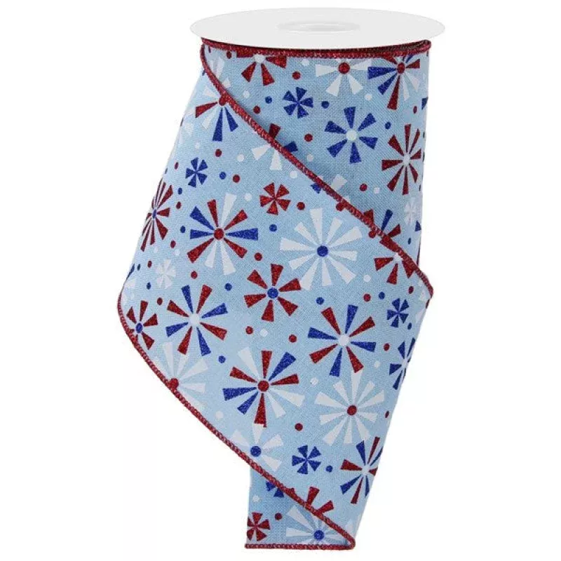 4 x 10yd Vintage Pinwheels Ribbon