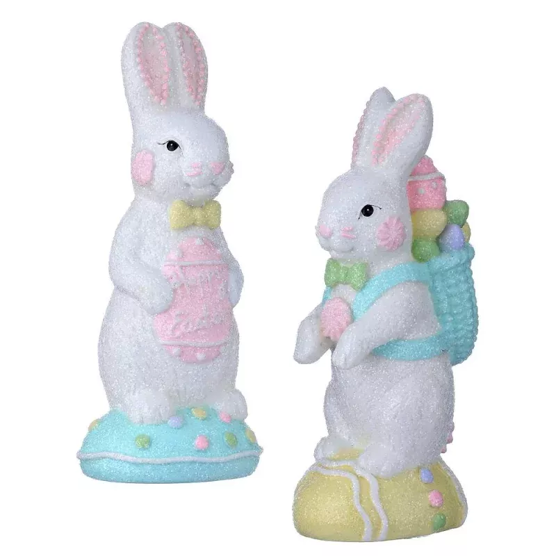 7 Resin Sugared Sweets Bunny|Happy Easter&With Backpack Basket