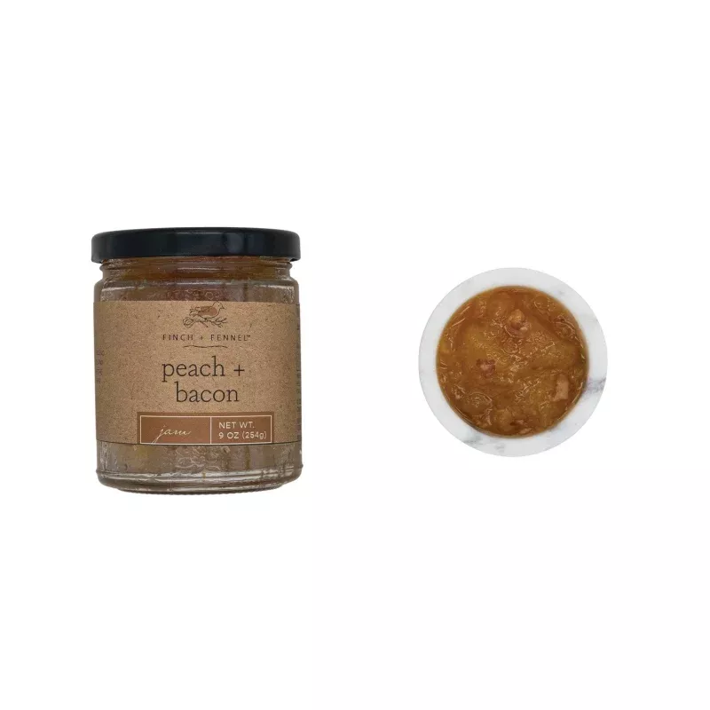 9 oz. Peach + Bacon Jam