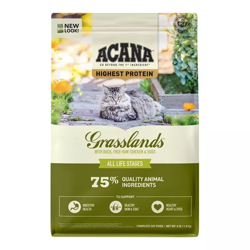 Acana Highest Protein – Grasslands Dry Cat Food