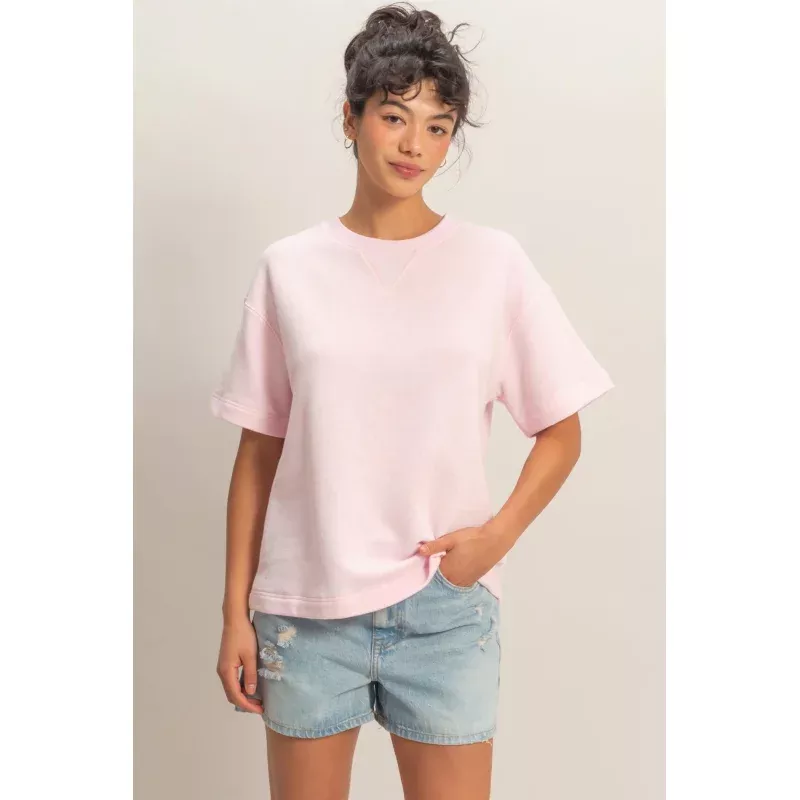 Airine Crew Neck Short Sleeve Top