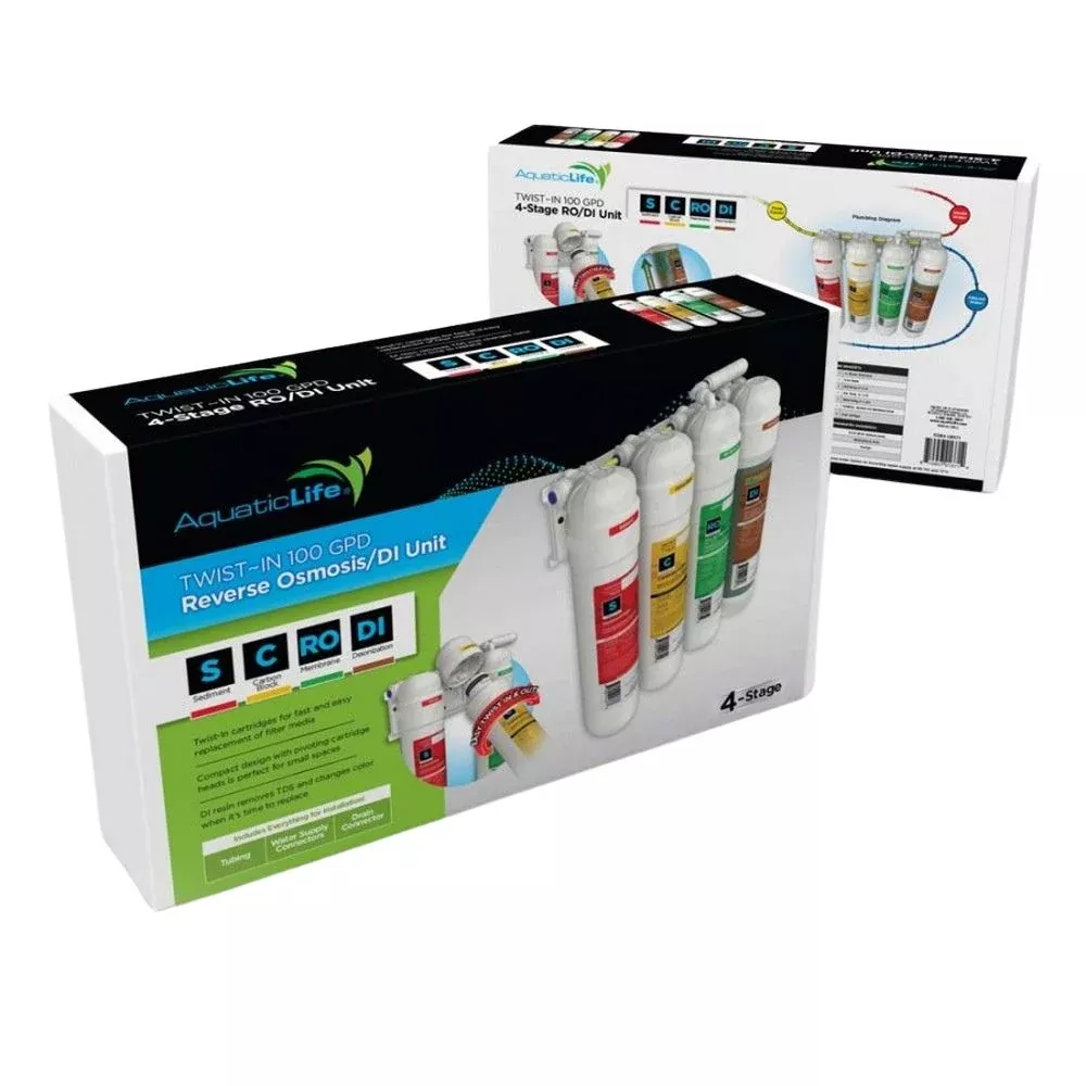 Aquatic Life, Aquatic Life Twist-In 4-Stage RODI System, 1 Each