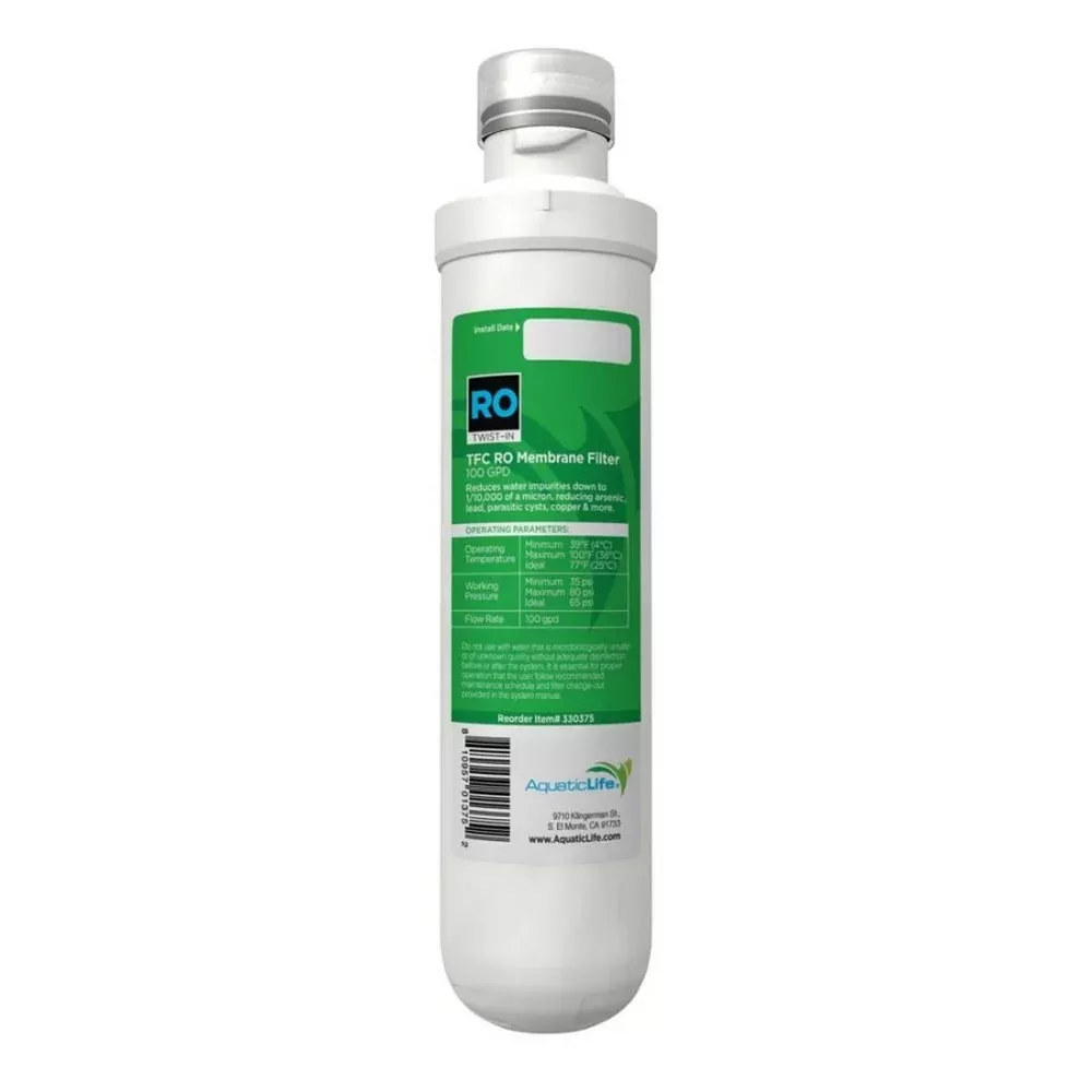 Aquatic Life, Aquatic Life Twist-In Ro Membrane Filter Cartridge, 1 Each