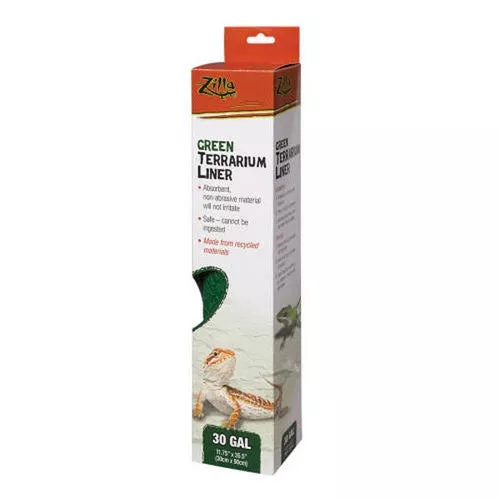 Aqueon, Reptile Terrarium Liners Green, 1 Count / 30/38/45 Gallons