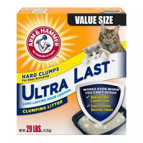 Arm & Hammer, Arm & Hammer Ultra Last Clumping Cat Litter, 29 Lbs