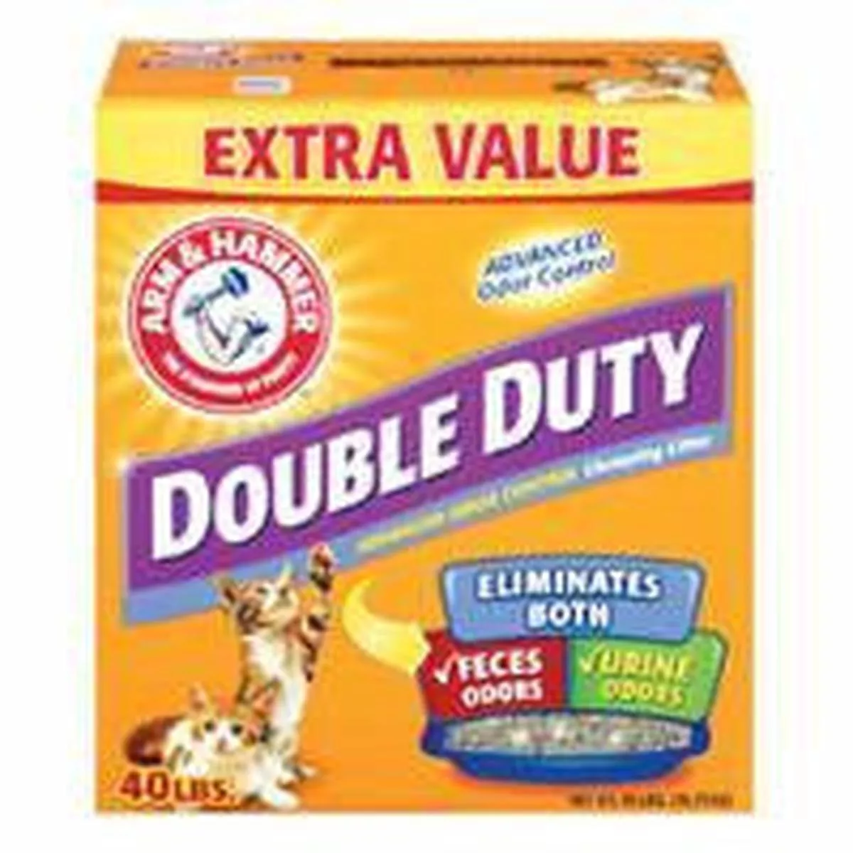 Arm & Hammer Double Duty Clumping Litter 40LB