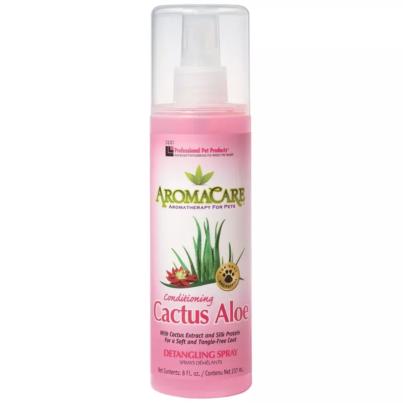 AromaCare Detangling Cactus Aloe Spray, 8 oz.