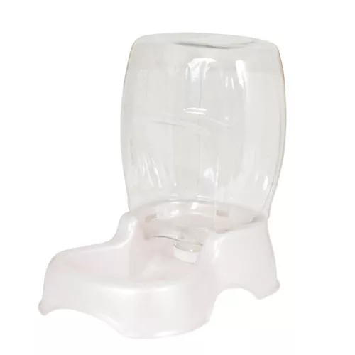 Aspen Pet, Petmate Pet Cafe Waterer, Pearl Silver, 1 Each/Large