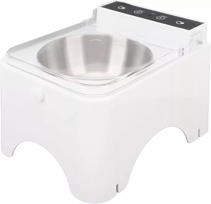 Automatic Pet Feeder, Smart Single Meal Timed Programmable Pet Feeder with Transparent Lid, Dry or Semi Moist Pet Food Dispenser for Cats and Small Dogs (Type 2)