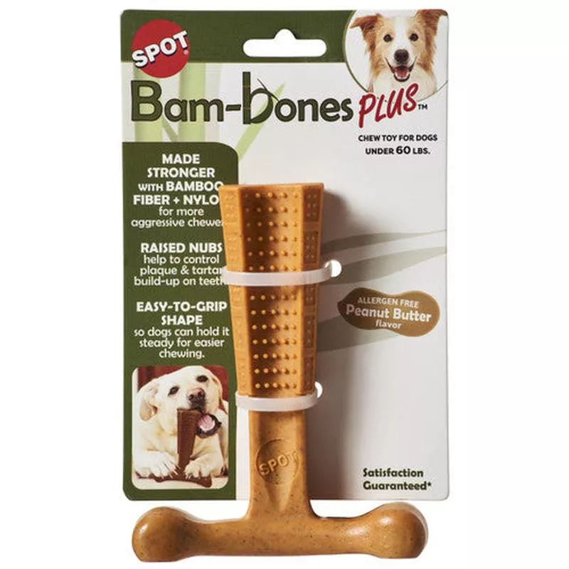 Bam-Bone Plus Dog Toy Brown 6 in – Default Title