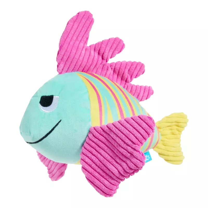 BARK Lion Fish Larry Plush Dog Toy