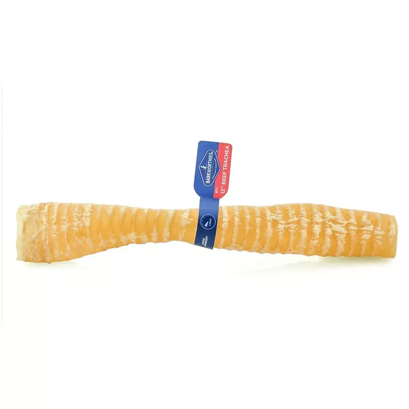 Barkworthies Beef Trachea – 12” (Case 6)
