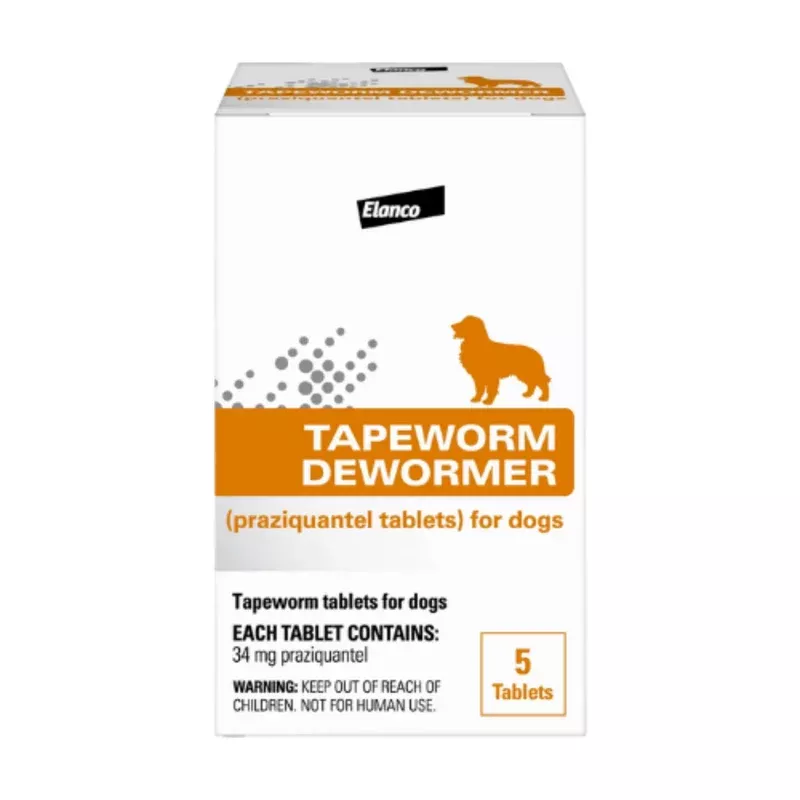 Bayer Tapeworm Dewormer Dog 5ct