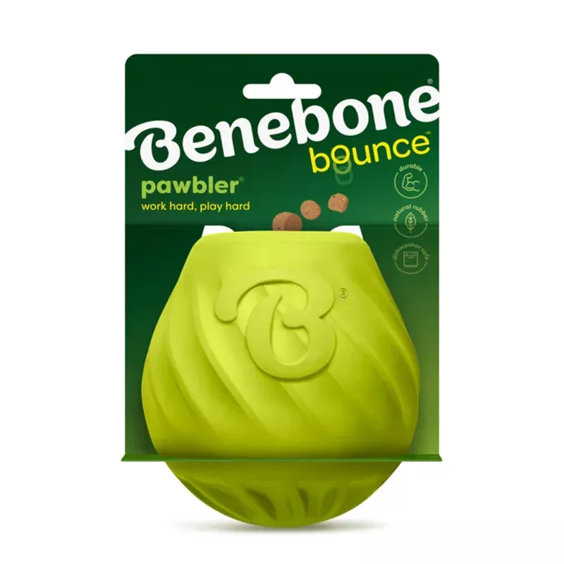 Benebone bounce Rubber Pawbler Dog Toy