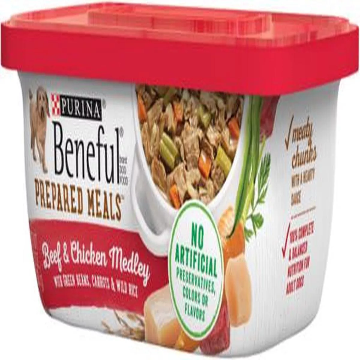 Beneful Prepared Meals Beef & Chicken Medley 8/10 oz. Pack {L+1} 178347