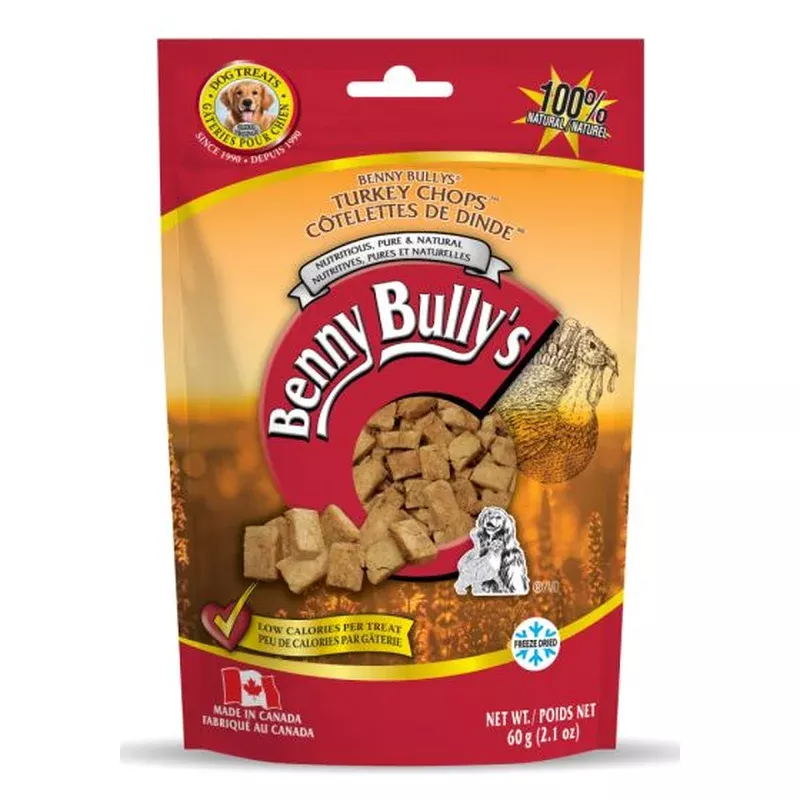 Benny Bullys Turkey Chops Dog 60g 1pc