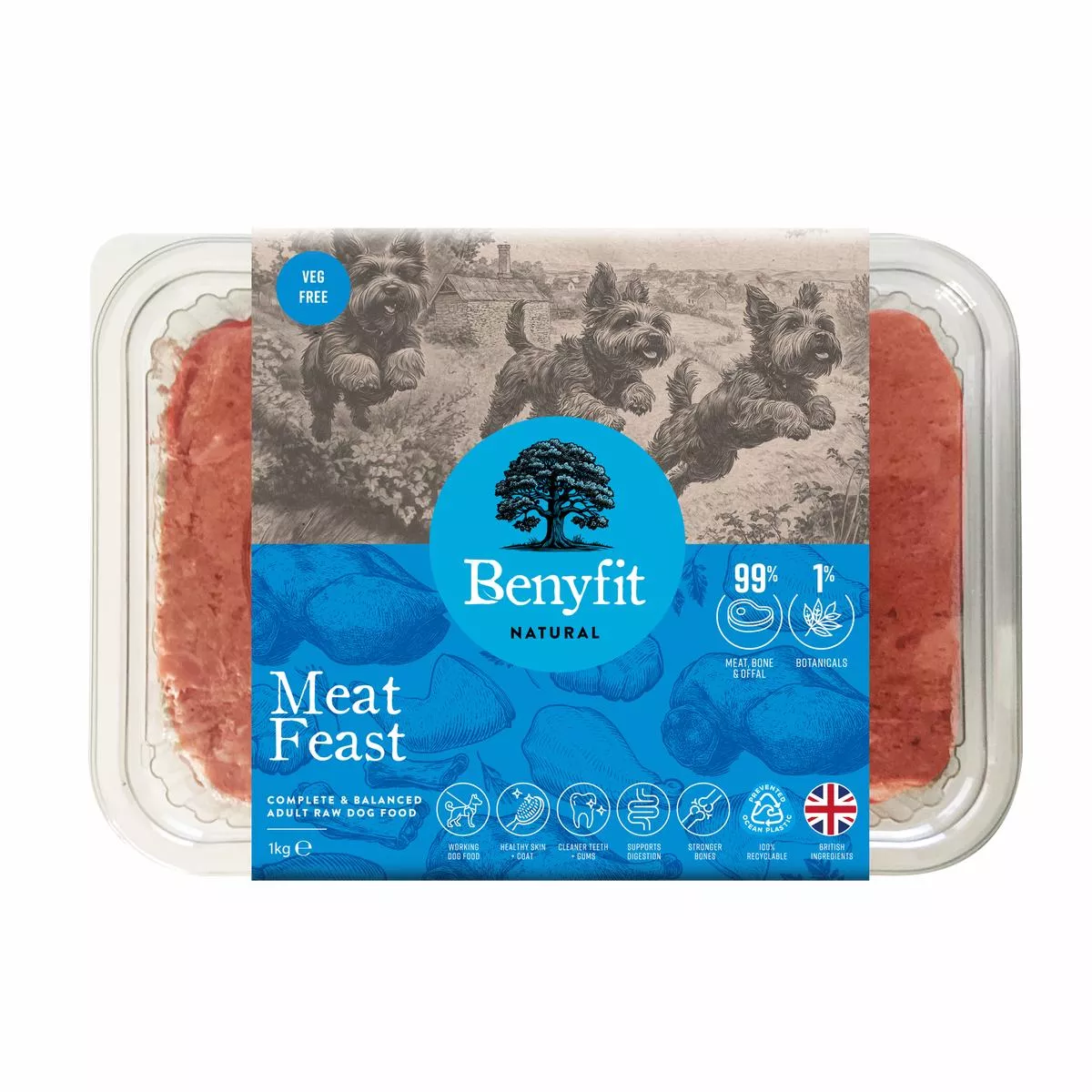 Benyfit Natural Meat Feast 1kg