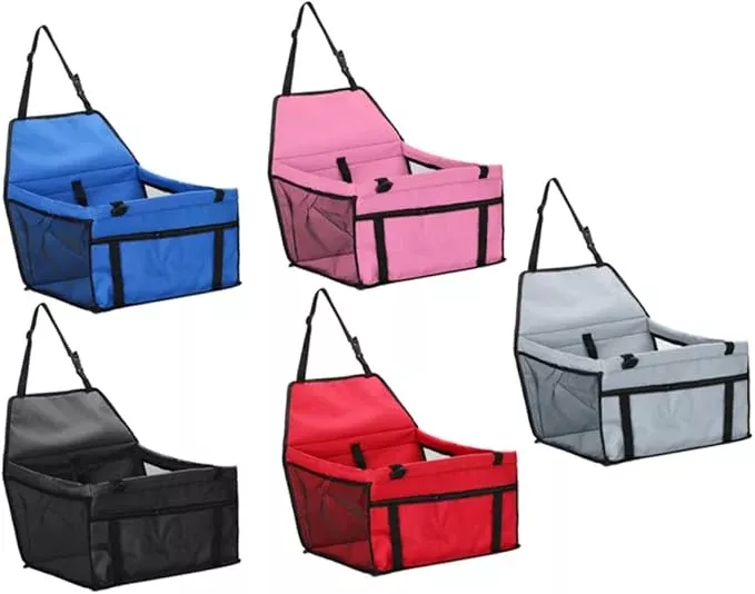 BESPORTBLE Portable Black Dog Car Seat Mesh Organizer for Pet Travel Lightweight and Easy to Install Vehicle Storage Bag for Dogs
