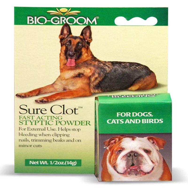 Bio Groom Sure Clot Fast Acting Styptic Powder 0.5 oz – Default Title