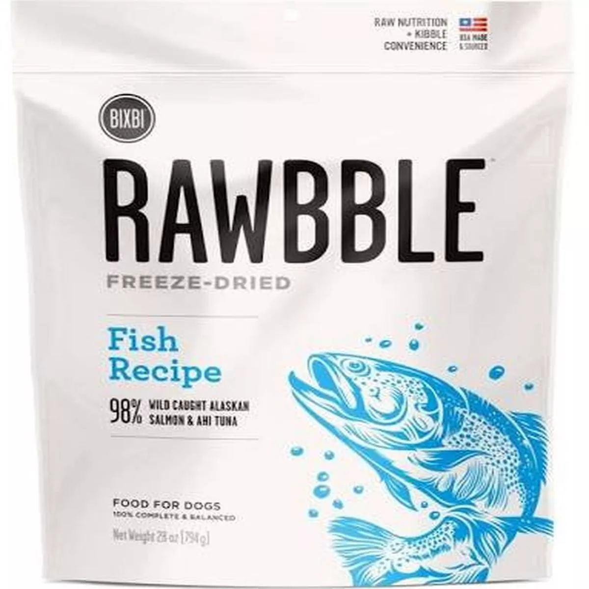 Bixbi Rawbble Dog Freeze Dried Fish 28oz {L+x}
