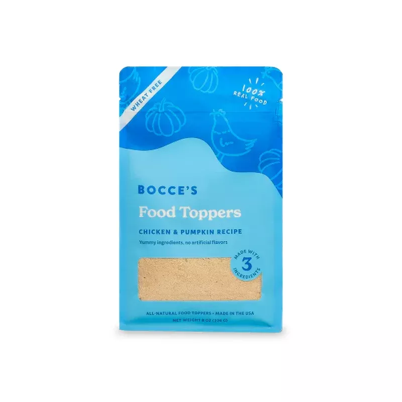 Bocce’s Bakery Chicken & Pumpkin Food Topper 8oz