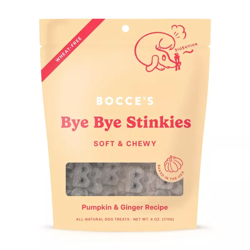 Bocce’s Bakery Dailies Bye Bye Stinkies Soft & Chewy Dog Treats 6oz
