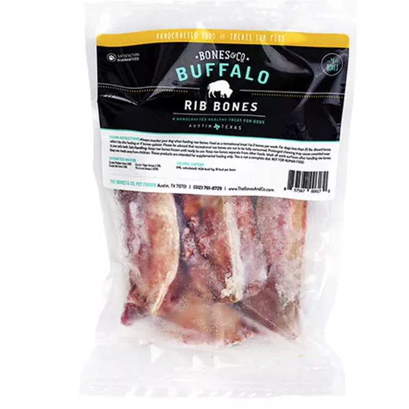 Bones&Co Raw Recreational Buffalo Rib Bones
