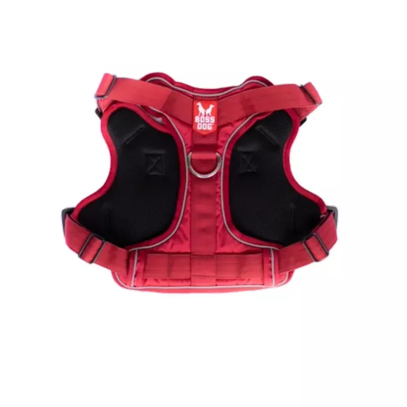 Boss Dog, Boss Dog Tactical Dog Harness, Red,Large