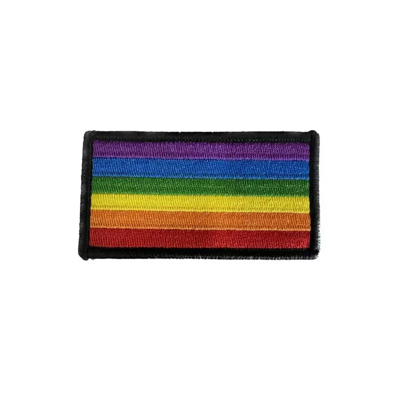 Boss Dog, Boss Dog Tactical Harness Patch, Rainbow,1 Each / Small