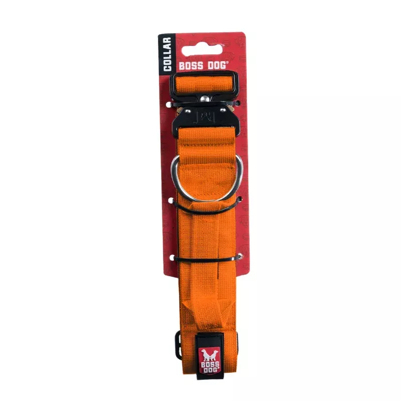 Boss Dog Tactical Collar – Orange