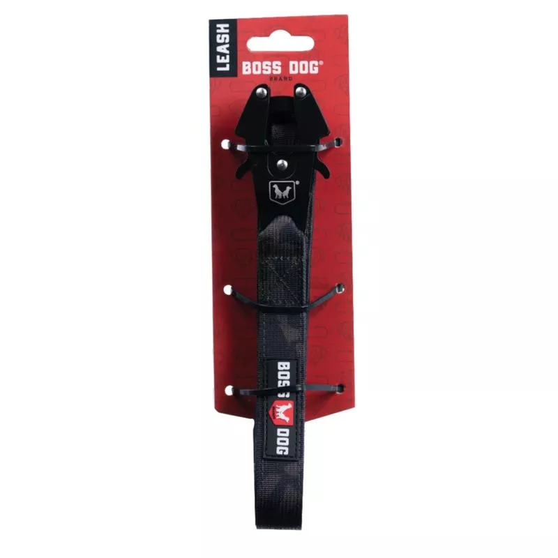 Boss Dog Tactical Dog Leash Black Camo 6 ft