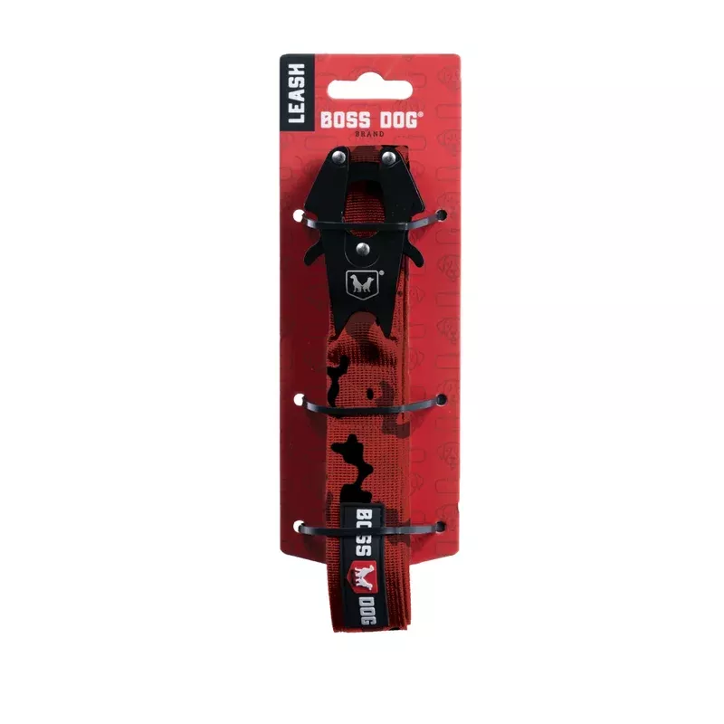 Boss Dog Tactical Leash – Red Camo