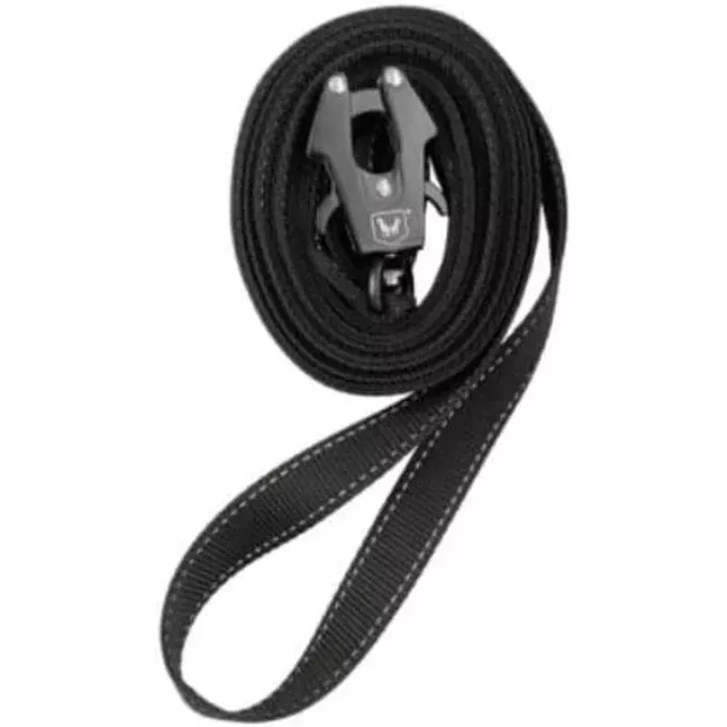 Boss Dog TPU Polyester Webbing Dog Leash 6′ x 1/2″ Black