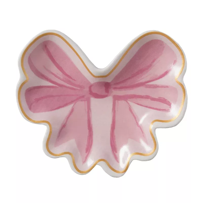 Bow Ceramic Trinket Dish