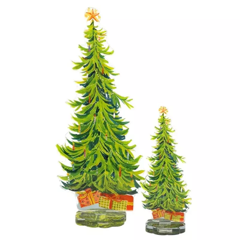Brewer Spruce Acrylic Single Holiday Tree – Sold Individually