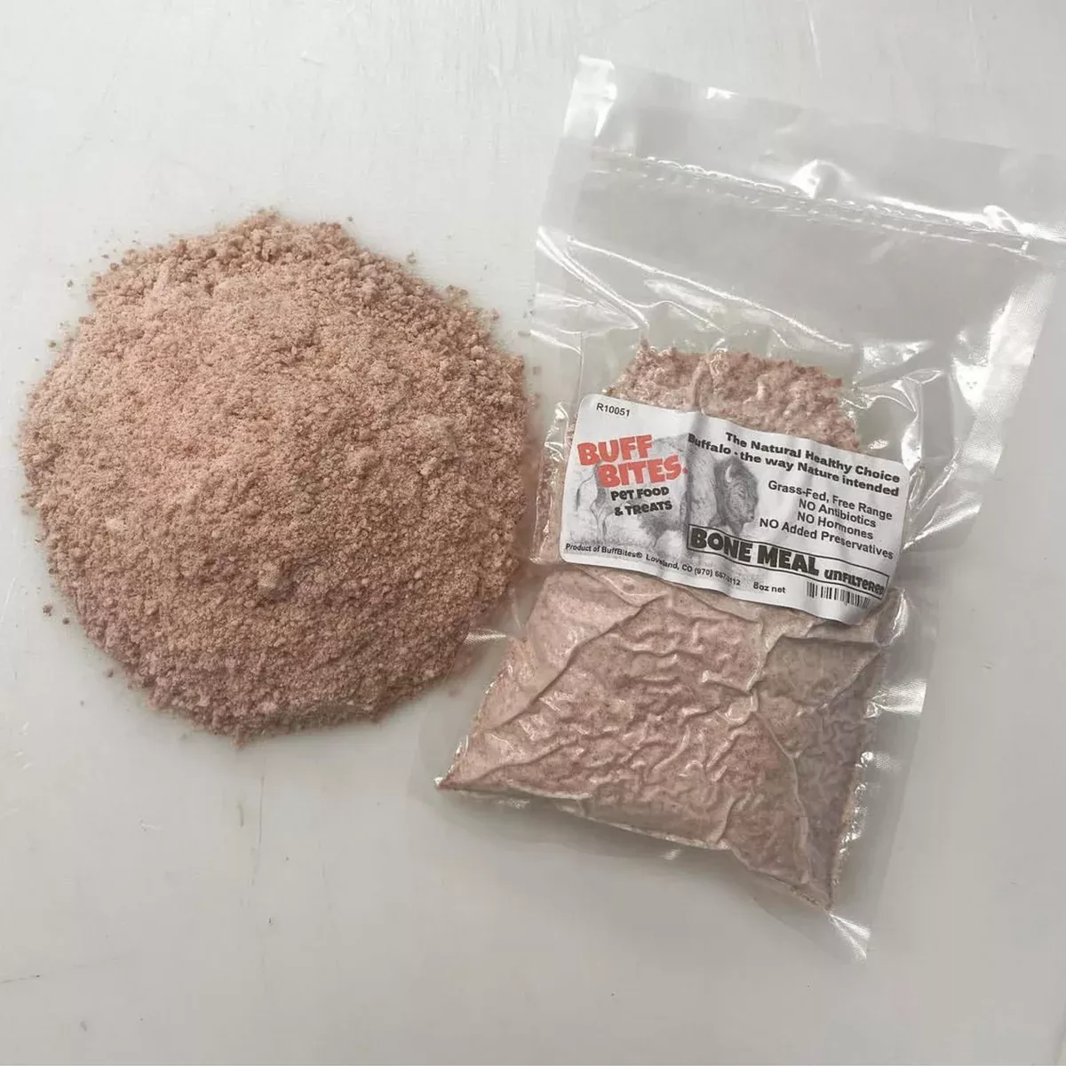Buff Bites Bone Meal Powered For Dogs – 8oz Bag