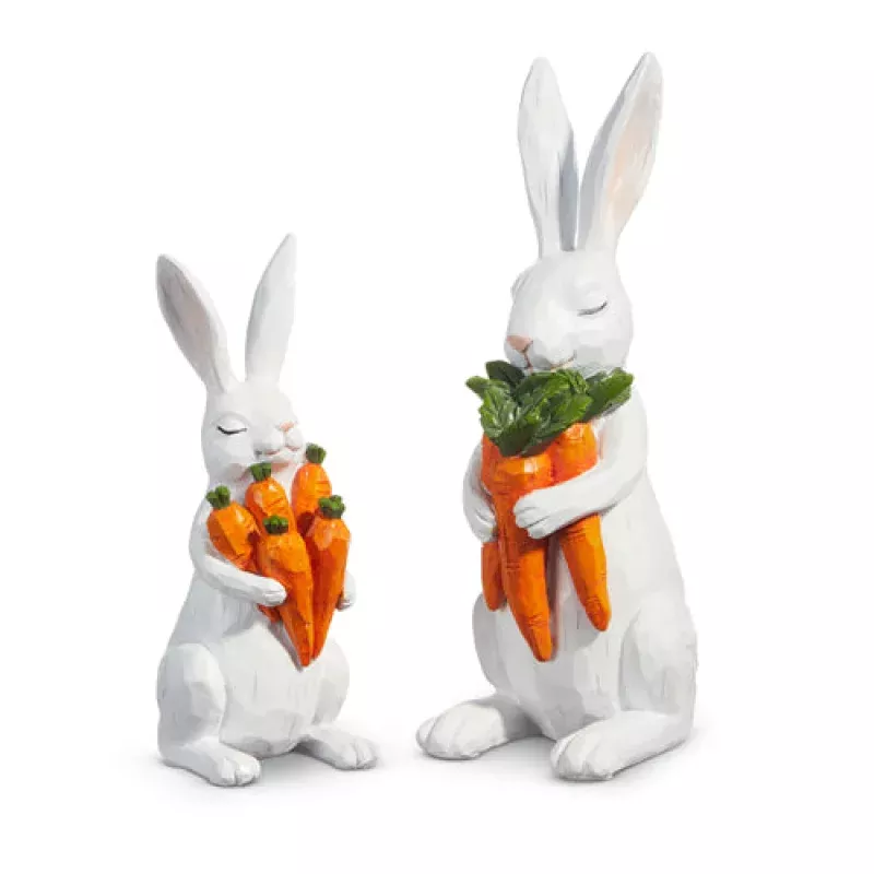 Bunnies With Carrots|Small&Large