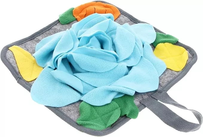 Bunny Toy Rabbit Snuffle Mat Interactive Nose Work Pad Polar Fleece Easy to Clean