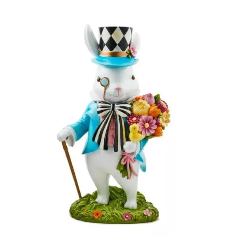 Calico Bunny Figurine