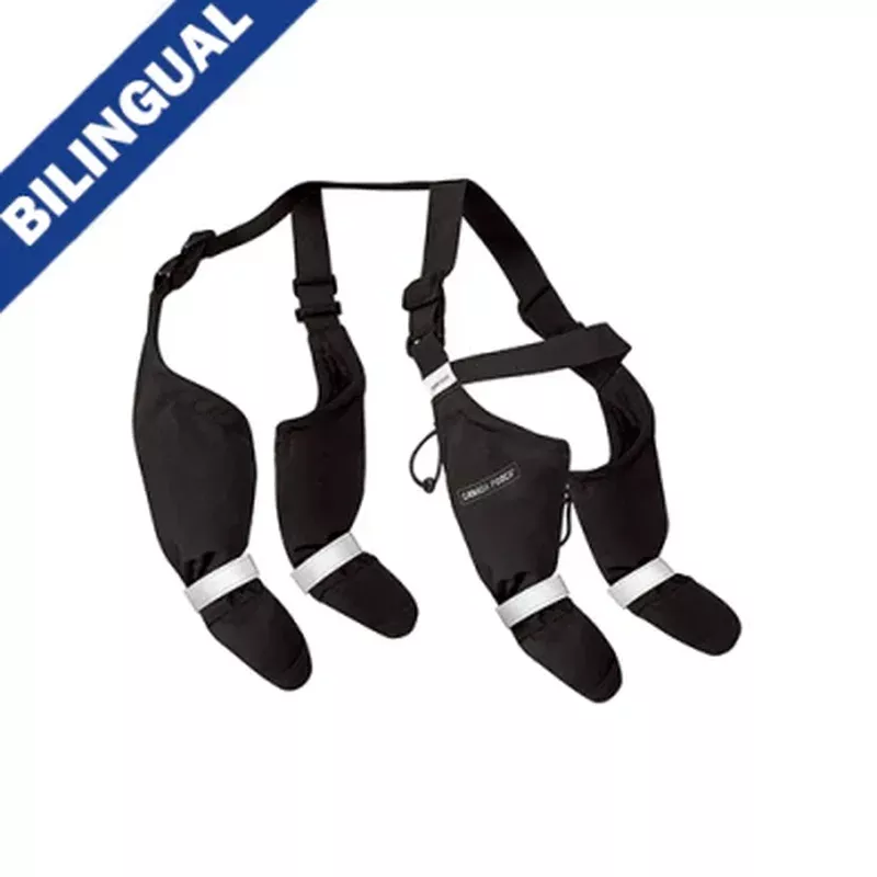 Canada Pooch Suspender Boots Black