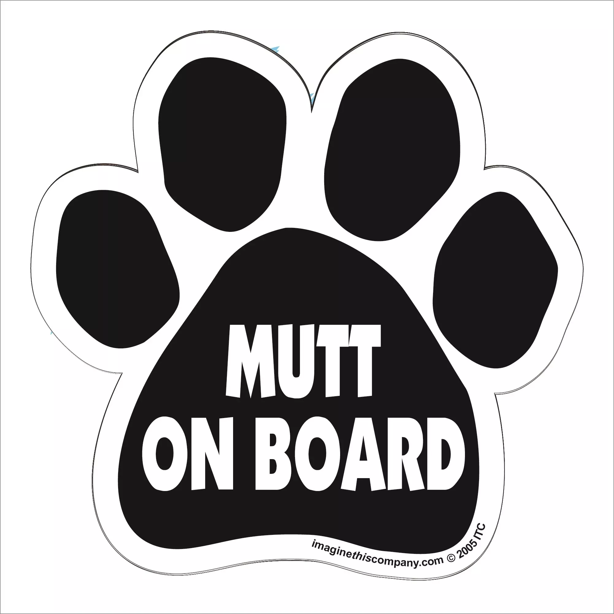 Car Magnet – Mutt On Board