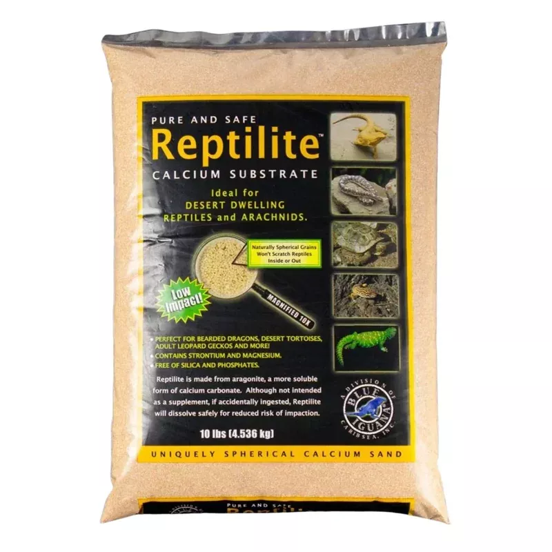 CaribSea Reptilite All Natural Reptile Calcium Substrate – 10lb – Aztec Gold