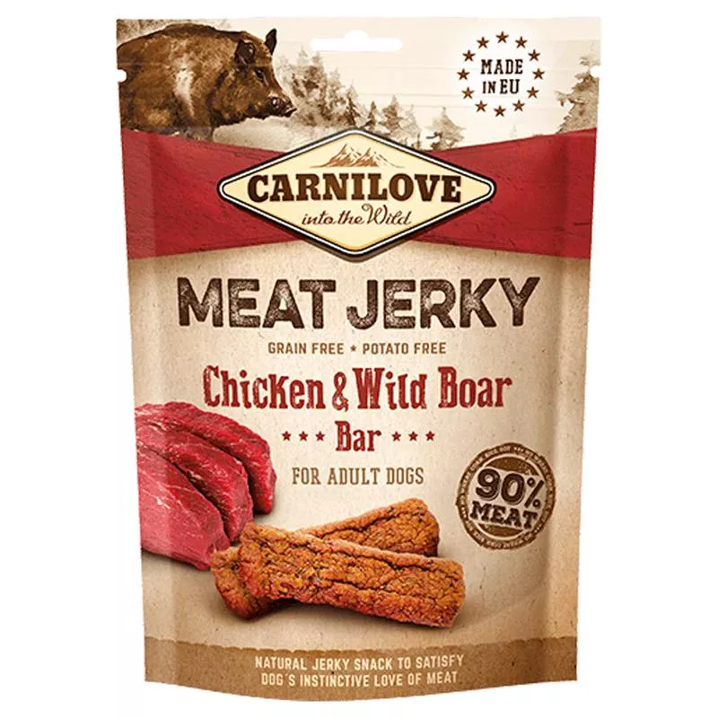 Carnilove Jerky Chicken & Wild Boar 100g